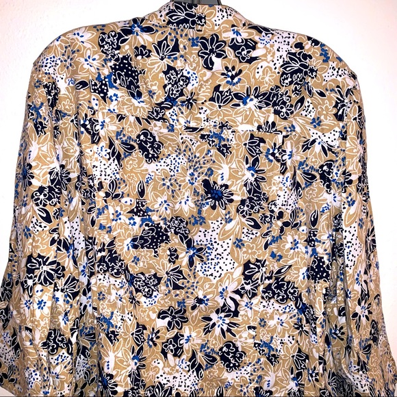 Christopher Banks Large Vintage Paisley Print Button Down Shirt. - Picture 5 of 6